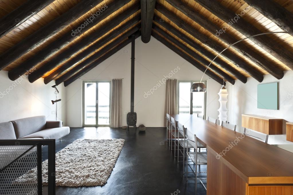 Interieur, moderne chalet — Stockfoto © Zveiger #124147018 Interieur, moderne chalet — Stockfoto © Zveiger #124147018