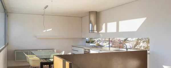 Modern Lägenhet Eller Hus Interiör Ingen Inne — Stockfoto
