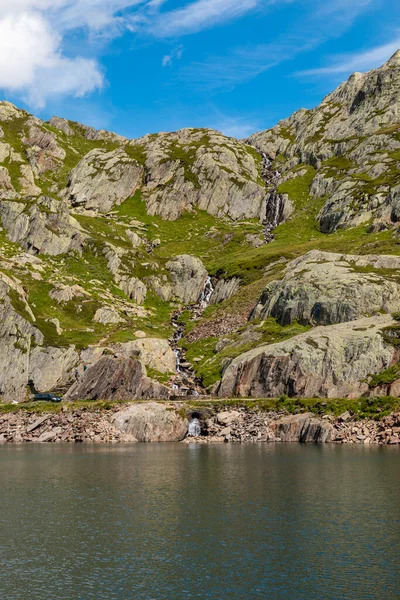 Panorama Dal Passo Del San Gottardo Ticino Delle Alpi Svizzere — Foto Stock