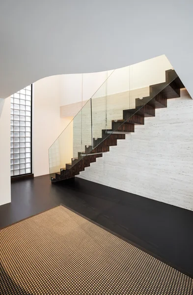 Modern villa, staircase — Stock Photo, Image