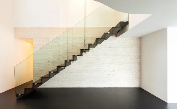 Modern villa, staircase — Stock Photo, Image