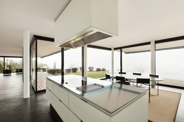 Modern villa, kitchen — Stock Photo, Image