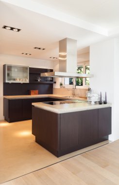 modern ev, ev mutfak