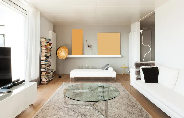 Modernes Haus, Wohnzimmer — Stockfoto