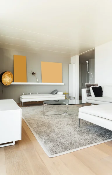 Modernes Haus, Wohnzimmer — Stockfoto