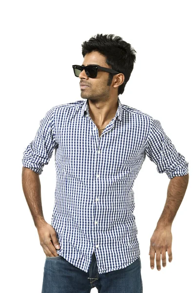 Young man with sunglasses — Stock Photo, Image