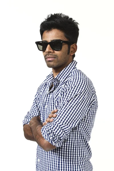 Young man with sunglasses — Stock Photo, Image