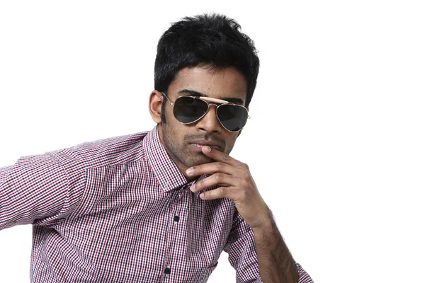 Young man with sunglasses — Stock Photo, Image