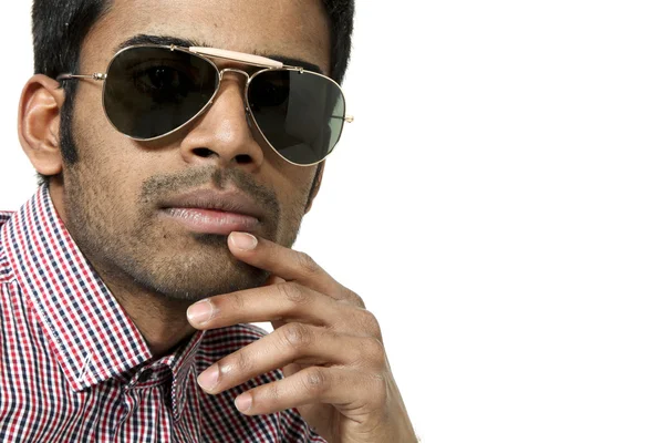 Young man with sunglasses — Stock Photo, Image