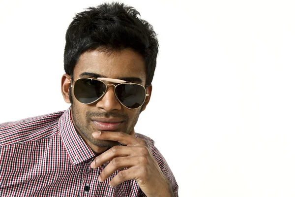 Young man with sunglasses — Stock Photo, Image