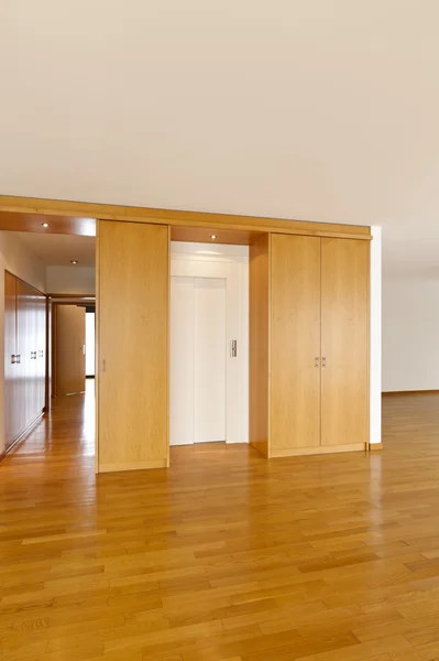 Interior with hardwood floors — Stock Photo, Image