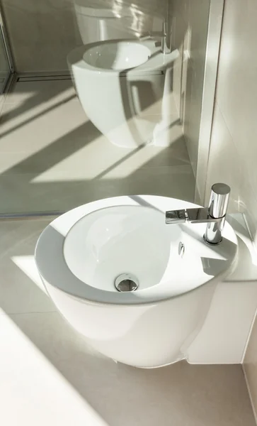 Interior of modern house, detail bathroom — Stock Photo, Image