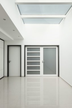 İç modern ev, koridor görünümü