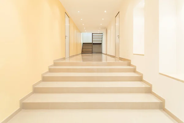 Interior, large corridor — Stock Photo, Image