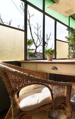 Güzel loft, konforlu mutfak iç