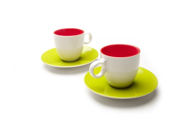 Green cups — Stock Photo, Image