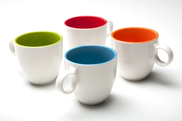 Tasses colorées — Photo