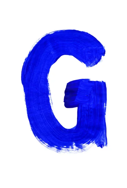 Carta G — Fotografia de Stock