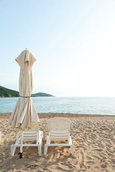 Cadeira no mar — Fotografia de Stock