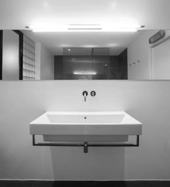 Moderno bagno interno — Foto Stock