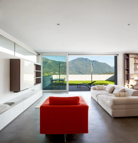 Design de interiores, sala de estar — Fotografia de Stock