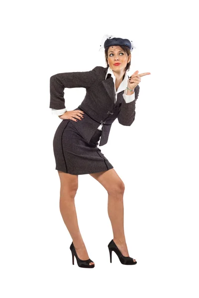 Pin-up Frauenporträt — Stockfoto