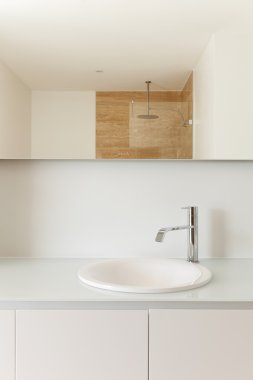 modern bir banyo lavabo