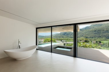 Modern banyo iç mimarisi
