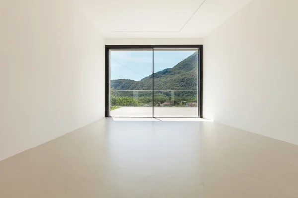 Nueva arquitectura, habitación con ventana — Foto de Stock