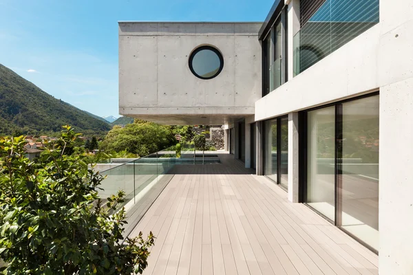 Schönes modernes Haus in Zement — Stockfoto