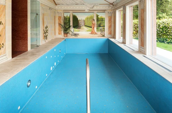 Indoor swimming pool — Stok fotoğraf