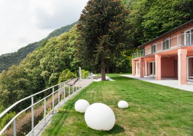 Güzel villa, açık havada