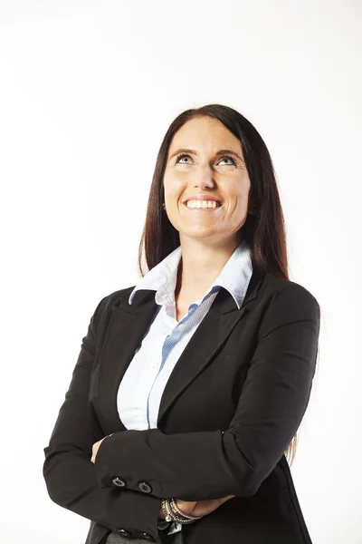 Mujer de negocios feliz — Foto de Stock