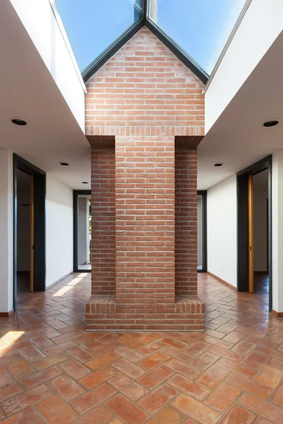Arquitectura, interior de la casa, chimenea — Foto de Stock