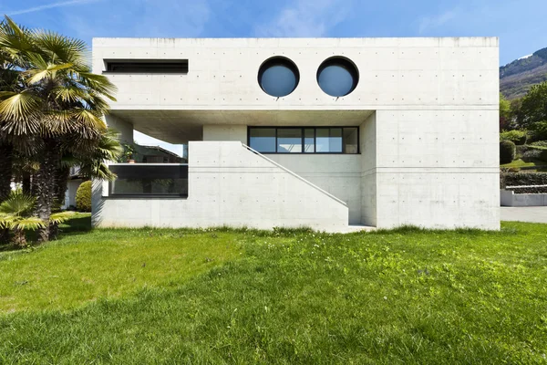 Casa moderna in beton, esterno — Foto Stock