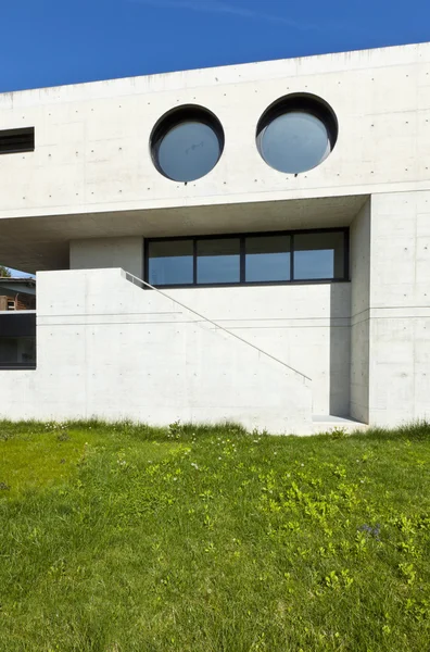 Exterior, casa moderna en beton —  Fotos de Stock