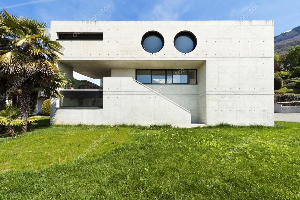 Modern house in beton, exterior
