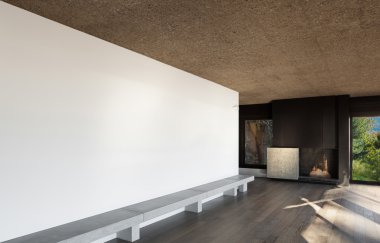 Ev, boş oda ile parke zemin