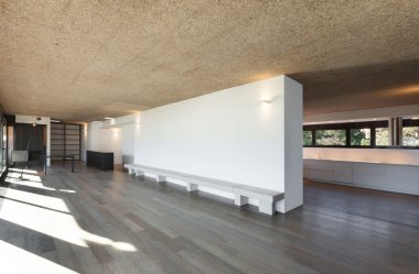 Ev, boş oda ile parke zemin