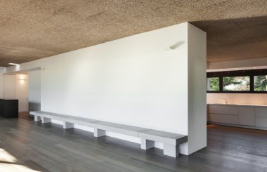 Ev, boş oda ile parke zemin