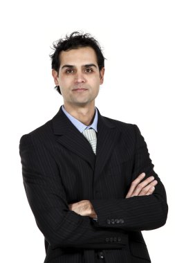 Takım elbiseli iş adamı