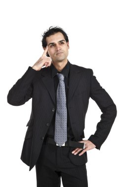 Takım elbiseli iş adamı