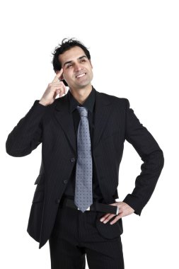 Takım elbiseli iş adamı