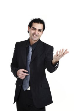 Takım elbiseli iş adamı