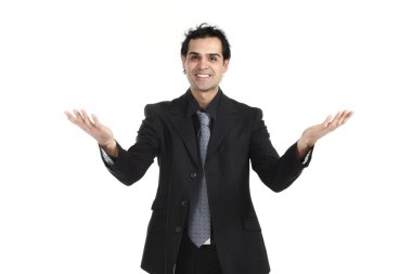 Takım elbiseli iş adamı