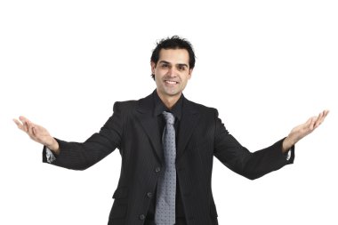 Takım elbiseli iş adamı