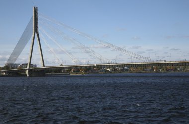 Çok güzel bir köprü Riga, Letonya