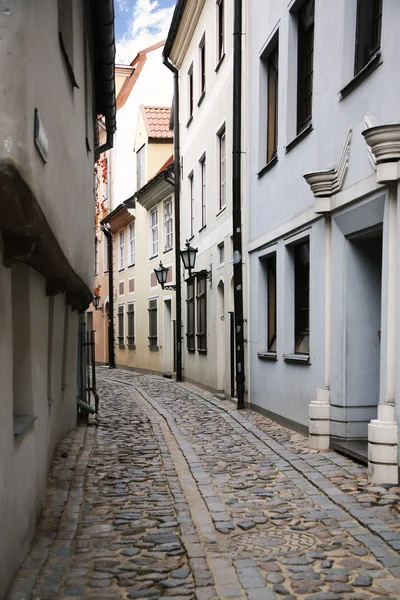 Oude stad gestenigd pad — Stockfoto