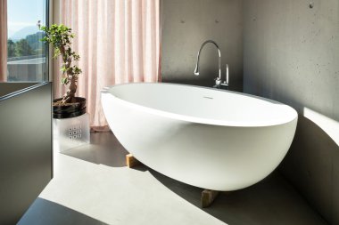 Modern ev, iç mekan, banyo