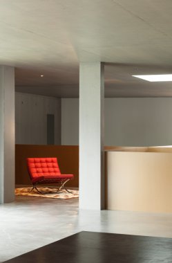  iç house, beton duvar